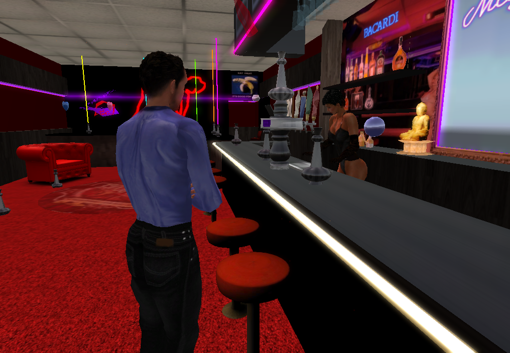 Bar in Amsterdam in Second Life