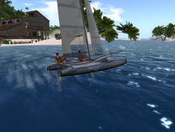 Nude Sailing in Second Life